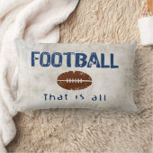 サッカー、それだけだ ランバークッション (ブランケット)