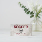 サッカー、それだけだ 名刺 (スタンド正面)