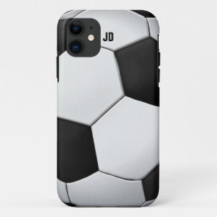 サッカー のフットボールのカッコいいのギフト iPhone 11 ケース