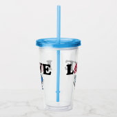 サッカー アクリルタンブラー (右)