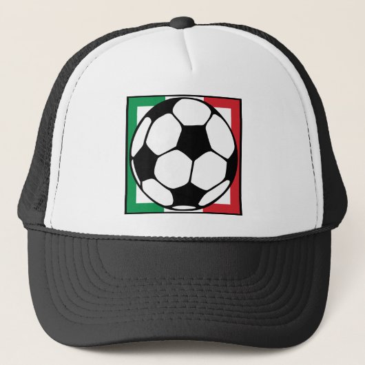 サッカー イタリア スクエア キャップ (正面)