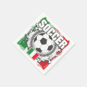 サッカー・イタリア スタンダードカクテルナプキン (角)