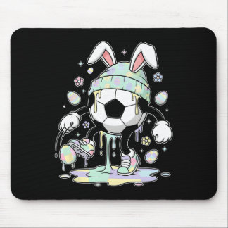 サッカー イースター バニー エッグ ドリップ アイスクリーム キッズ 男の子 ギ マウスパッド