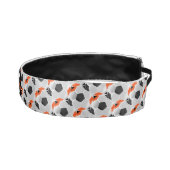 サッカー⚽オレンジ、白黒 アスレチックヘッドバンド (右)