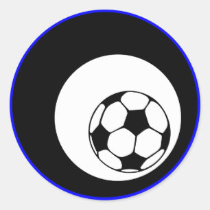 サッカー: カスタマイズ可能な色: ラウンドシール