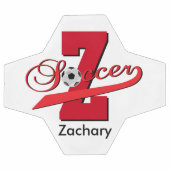 サッカー カスタマイズ |  |赤 サッカーボール (フラット)