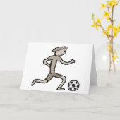 サッカー カード (黄色い花)