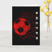 サッカー カード (黄色い花)