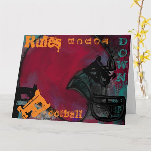 サッカー カード (黄色い花)