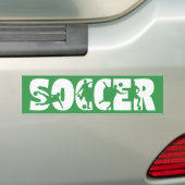 サッカー カー  バンパーステッカー (車上)