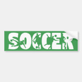 サッカー カー  バンパーステッカー (正面)