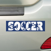 サッカー カー  バンパーステッカー (車上)