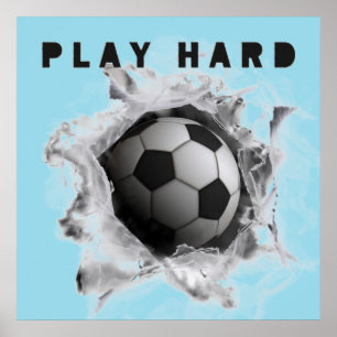 サッカー キック ポスター