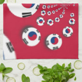 サッカー。 キッチンタオル (折り畳み)