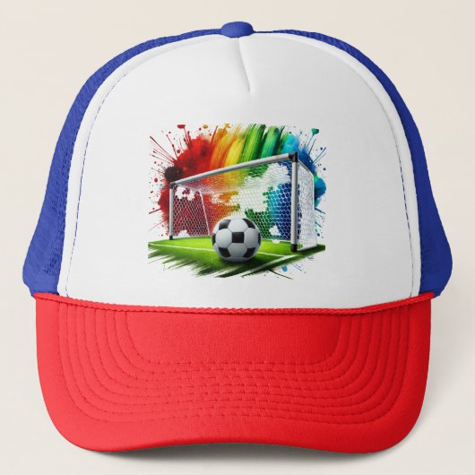 サッカー キャップ 帽子 (正面)