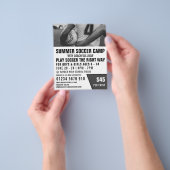 サッカー·キャンプのチラシ、サッ広告カーシャツ チラシ (手)