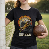 サッカー キリスト教 信仰 ゴールキーパー Tシャツ