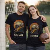 サッカー キリスト教 信仰 ゴールキーパー Tシャツ