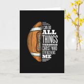 サッカー・キリスト・ストレングス・ダイツ・イエス カード (黄色い花)