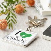 サッカー・キーチェーンが好き キーホルダー (側面)