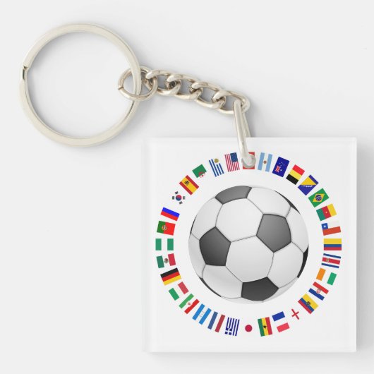 サッカー キーホルダー (正面)