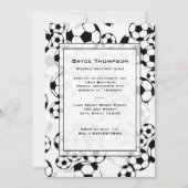 サッカー クラシックパーティー 招待状 (正面)