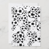 サッカー クラシックパーティー 招待状 (裏面)