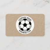サッカー – クラフト 名刺 (正面)
