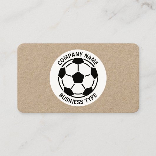 サッカー – クラフト 名刺 (正面)