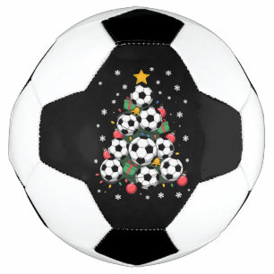 サッカー クリスマスツリー クリスマス プレーヤー スポーツ好き サッカーボール