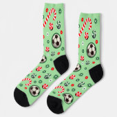 サッカー クリスマス ホリデー ソックス (左)