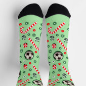 サッカー クリスマス ホリデー ソックス (上部)