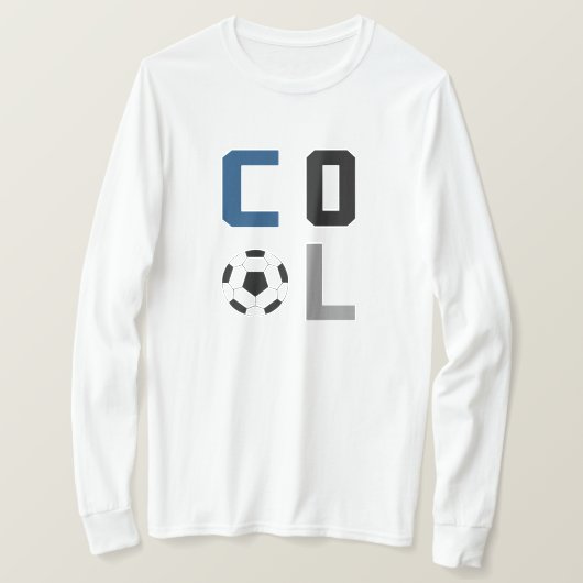 サッカー クール(ブルー) Tシャツ (デザイン正面)