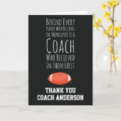 サッカー コーチ カード ありがとう クリスマス マネージャー (黄色い花)