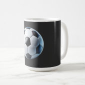 サッカー コーヒーマグカップ (正面右)
