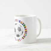 サッカー コーヒーマグカップ (正面右)