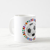 サッカー コーヒーマグカップ (正面左)