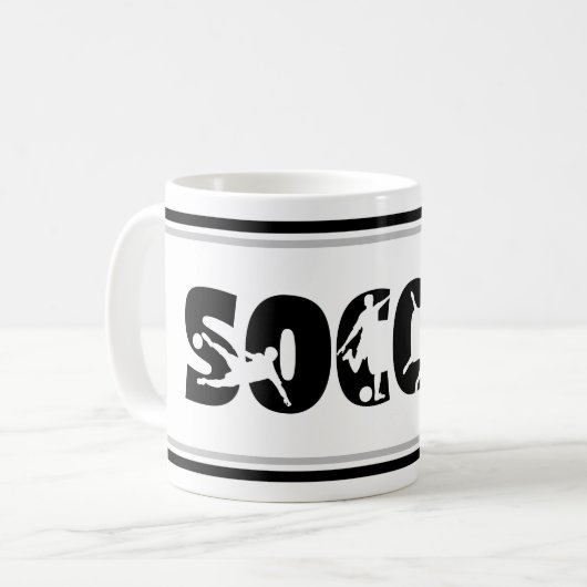 サッカー コーヒーマグ コーヒーマグカップ (正面左)