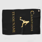 サッカー ゴルフタオル (横)