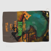 サッカー ゴルフタオル (横)