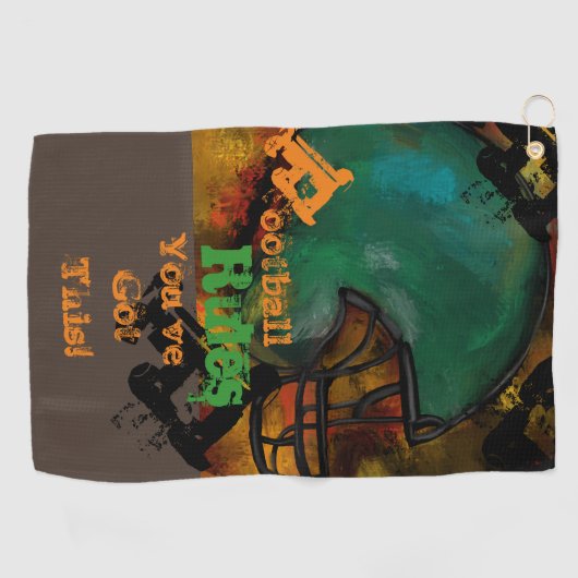 サッカー ゴルフタオル (横)