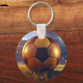 サッカー - ゴールデンボール キーホルダー (裏面)
