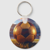 サッカー - ゴールデンボール キーホルダー (裏面)