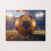 サッカー - ゴールデンボール ジグソーパズル (横)