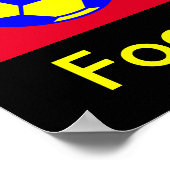 サッカー/サッカーアート ポスター (角)