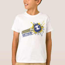 サッカー/サッカーゴールカスタムの子供たちがTシャツをスポーツ Tシャツ