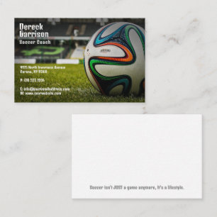 サッカー サッカースポーツコーチ 名刺