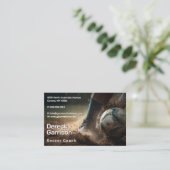 サッカー |サッカースポーツコーチ 名刺 (スタンド正面)