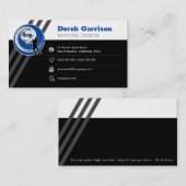 サッカー |サッカースポーツコーチ 名刺 (正面/裏面)