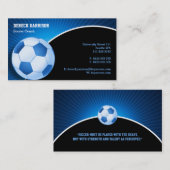 サッカー |サッカースポーツコーチ 名刺 (正面/裏面)